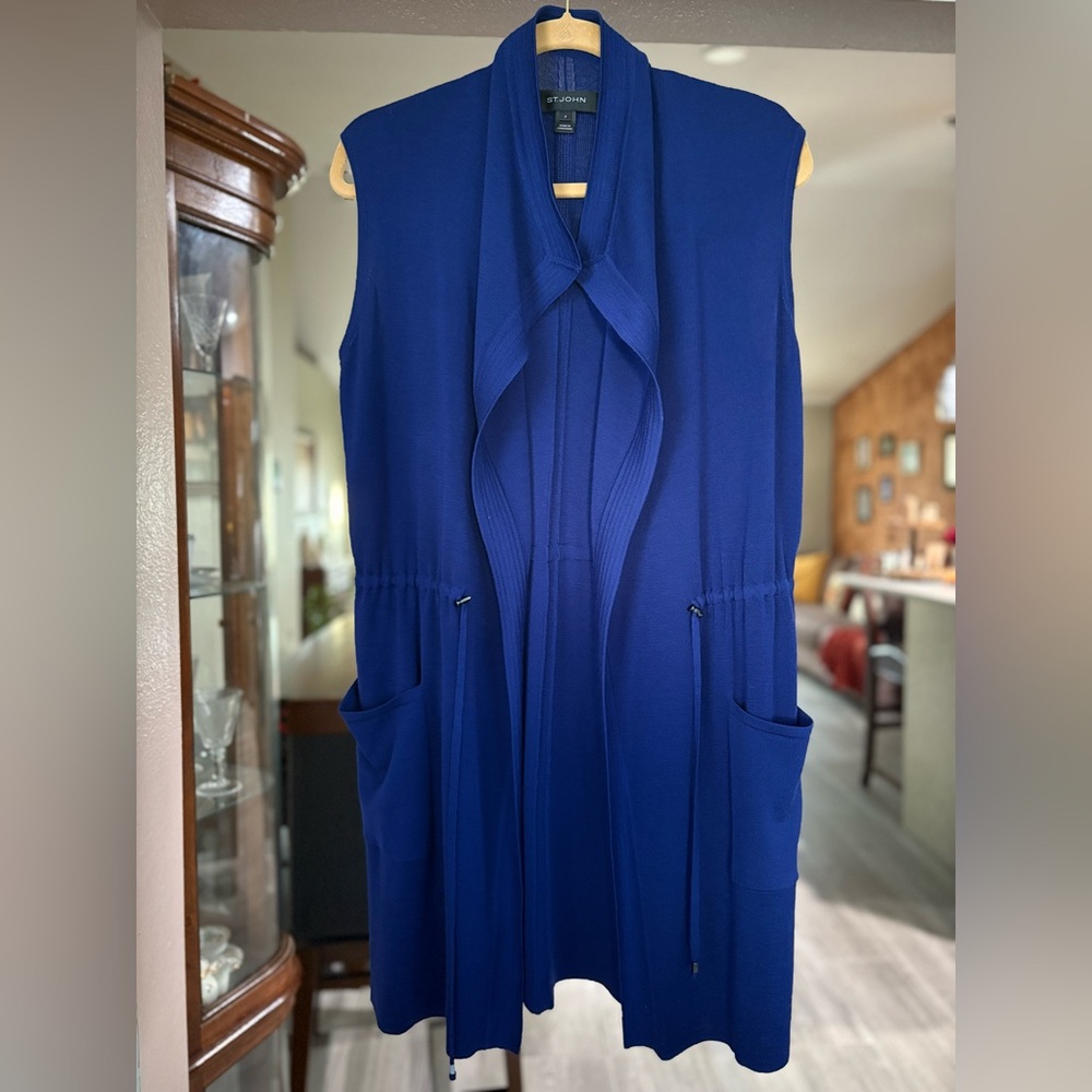St. John Royal Blue cardigans